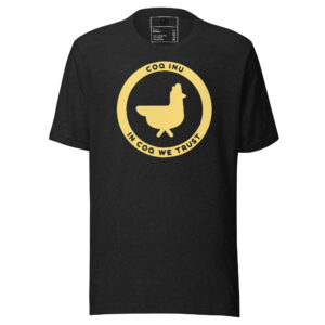 Big Yellow $COQ Unisex t-shirt