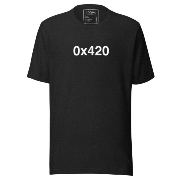 0x420 Unisex t-shirt