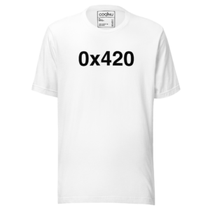 0x420 w Unisex t-shirt