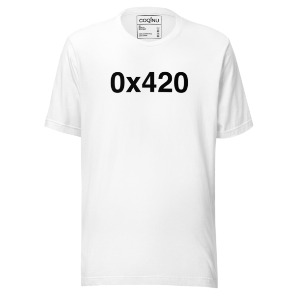 0x420 w Unisex t-shirt